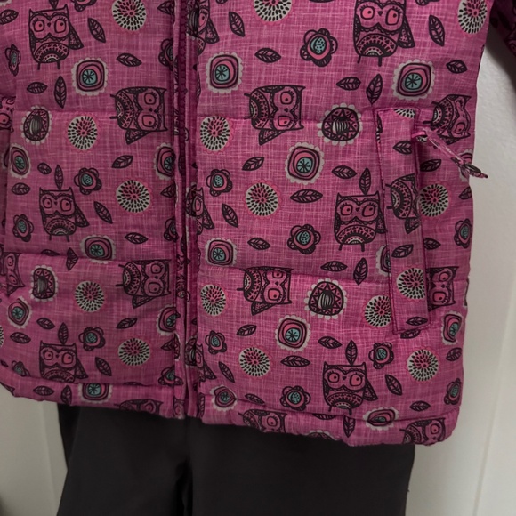 Carters Girls Snowsuit, Pink, grey overalls, jacket, Ski, two piece - Picture 6 of 14